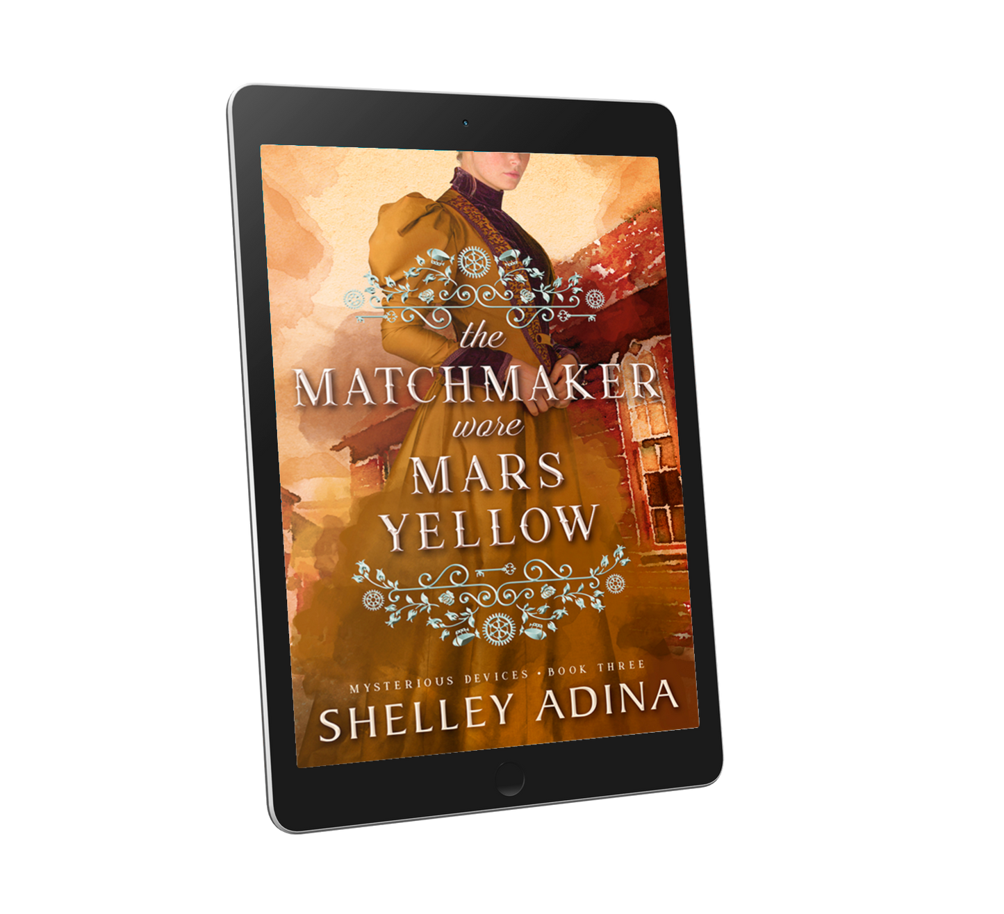 The Matchmaker Wore Mars Yellow by Shelley Adina, a steampunk adventure mystery novel