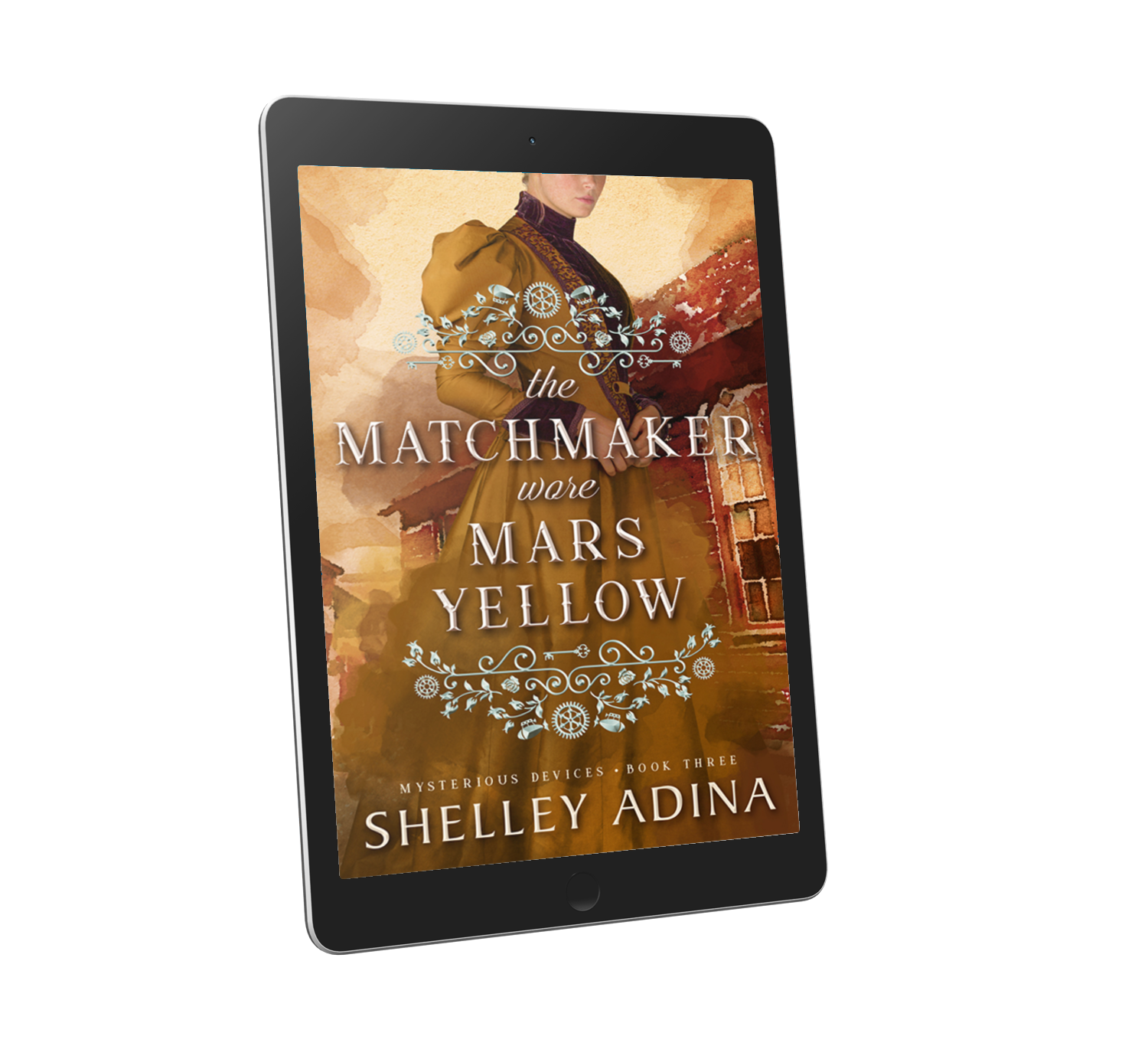 The Matchmaker Wore Mars Yellow by Shelley Adina, a steampunk adventure mystery novel