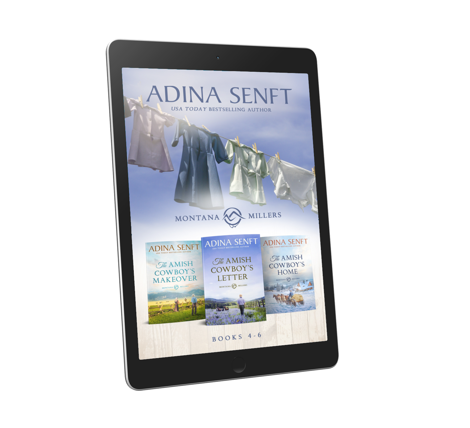 Amish Cowboys of Montana Books 4-6 by Adina Senft