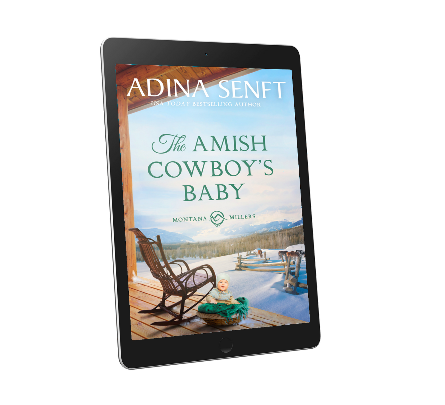 The Amish Cowboy's Baby, an Amish secret baby novel by Adina Senft