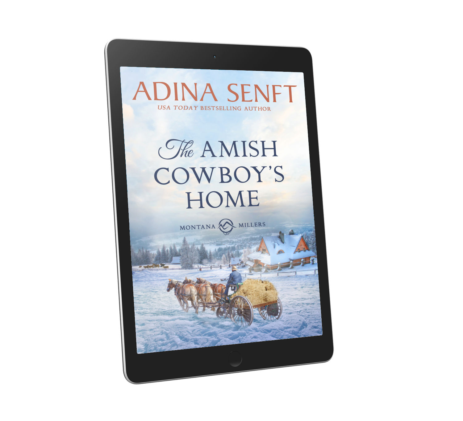 The Amish Cowboy's Home, a friends to lovers Amish romance by Adina Senft