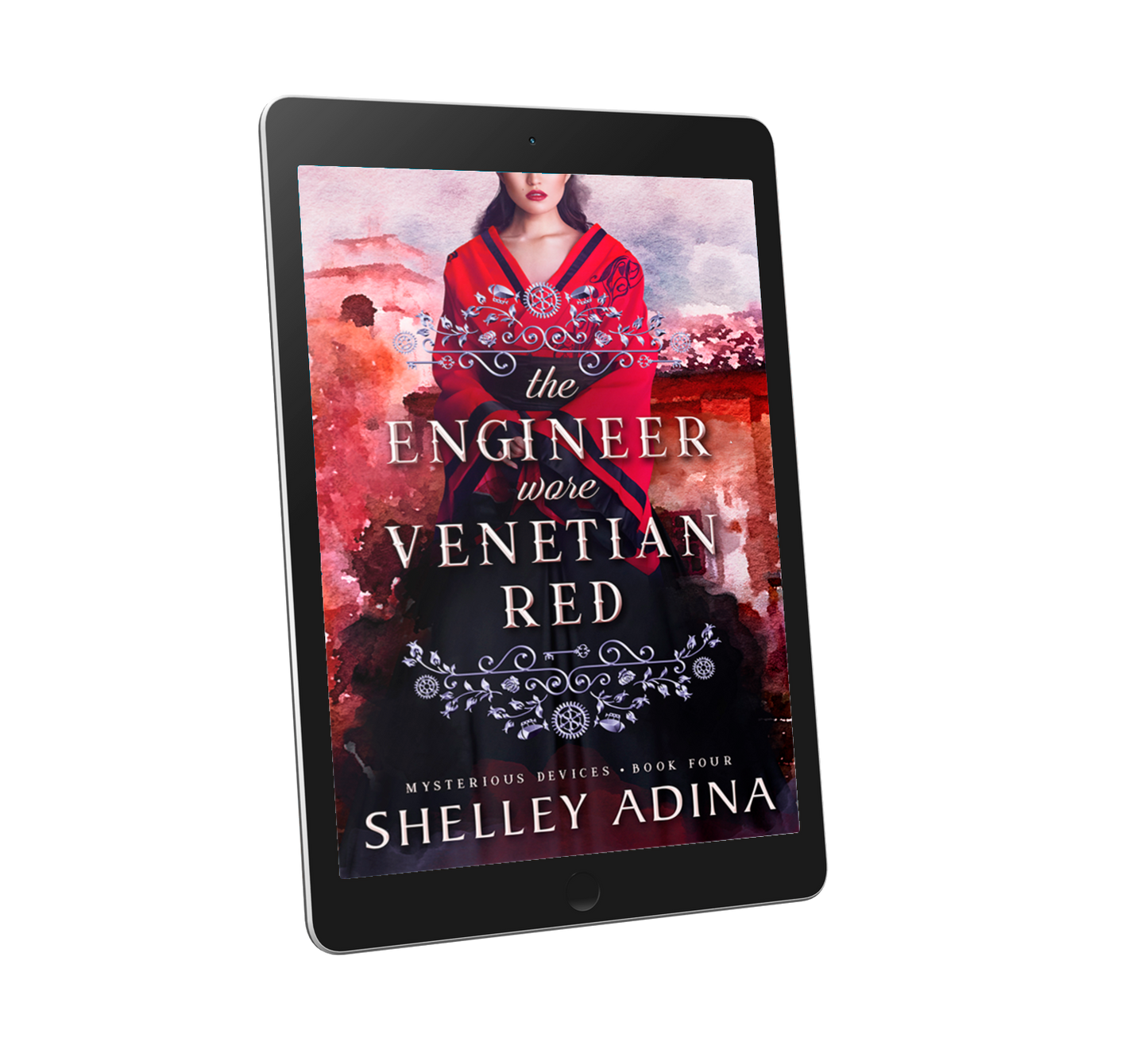 The Engineer Wore Venetian Red by Shelley Adina, a steampunk adventure mystery novel