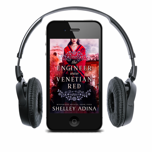 The Engineer Wore Venetian Red written by Shelley Adina, narrated by Fiona Hardingham
