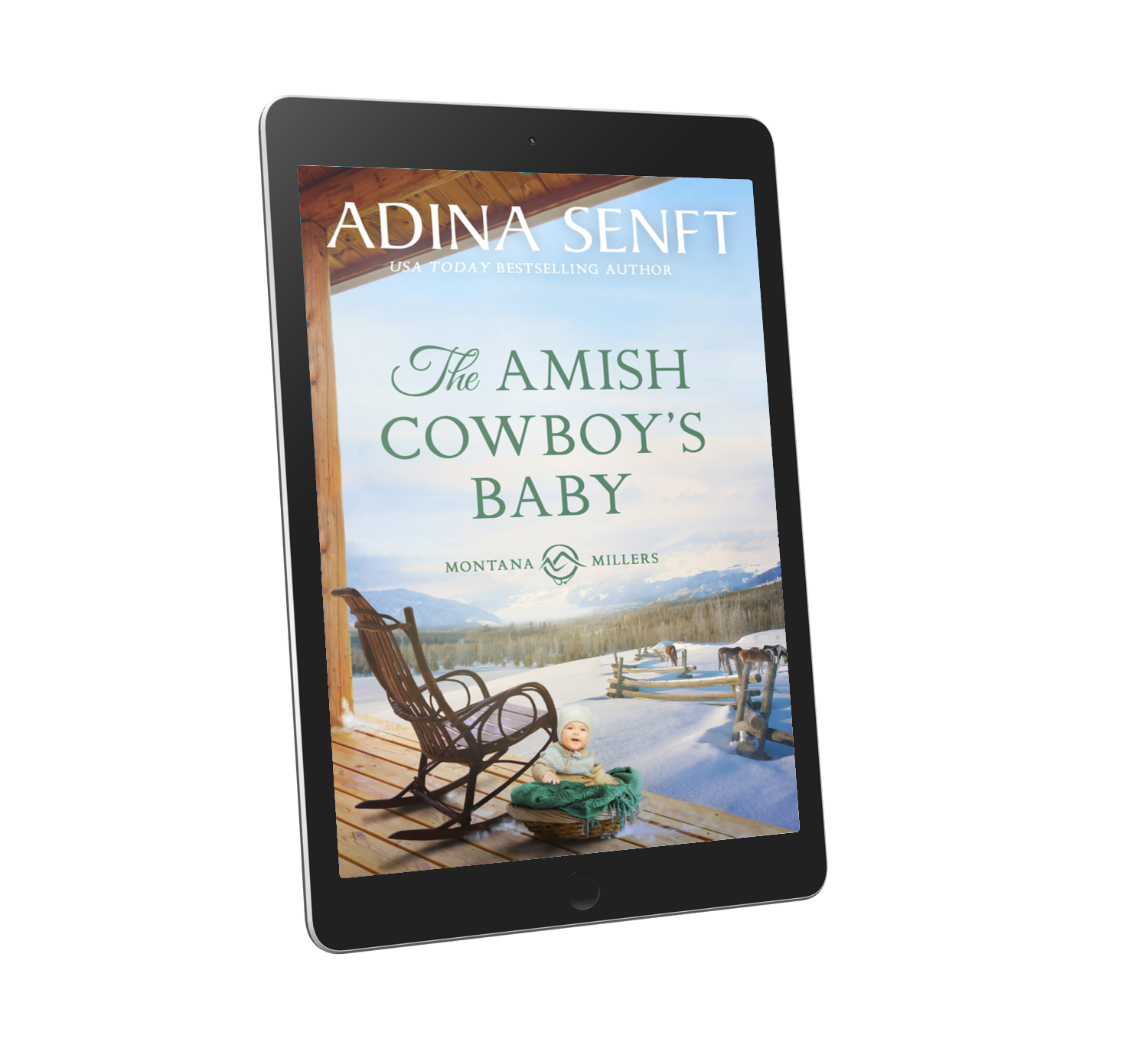 The Amish Cowboy's Baby, an Amish secret baby novel by Adina Senft