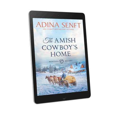 The Amish Cowboy's Home, a friends to lovers Amish romance by Adina Senft