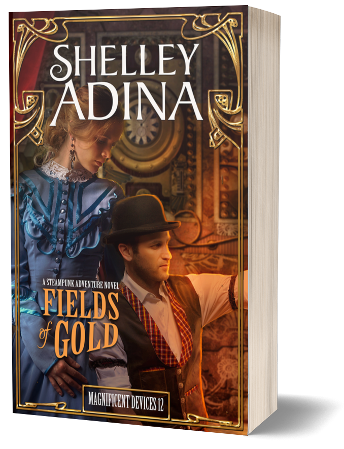 Fields of Gold print paperback written by Shelley Adina