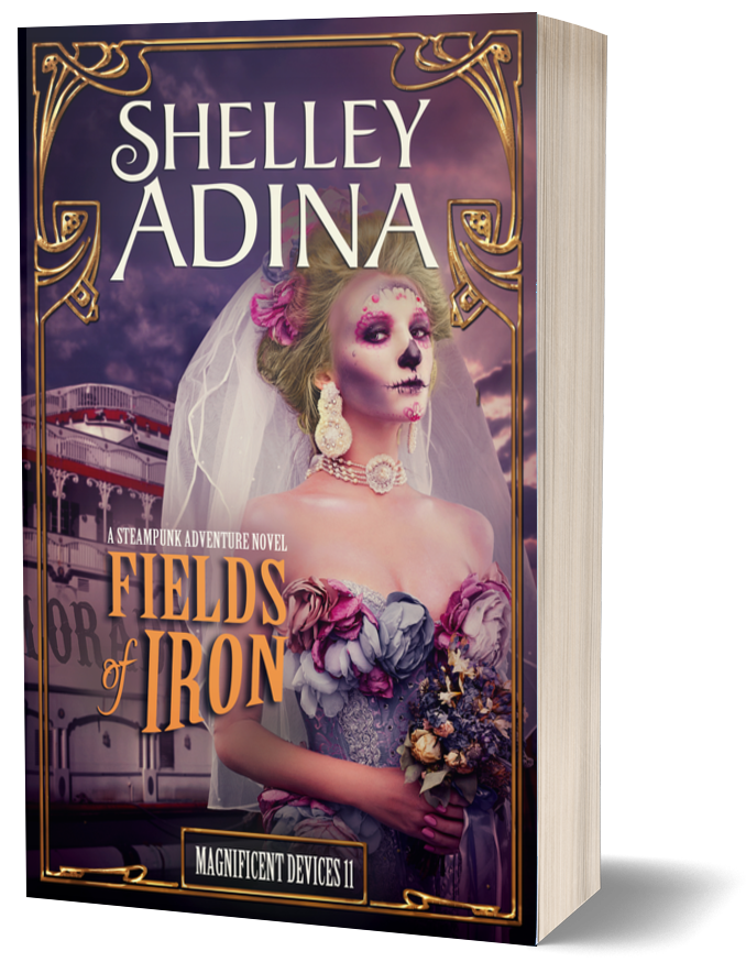 Fields of Iron print paperback written by Shelley Adina